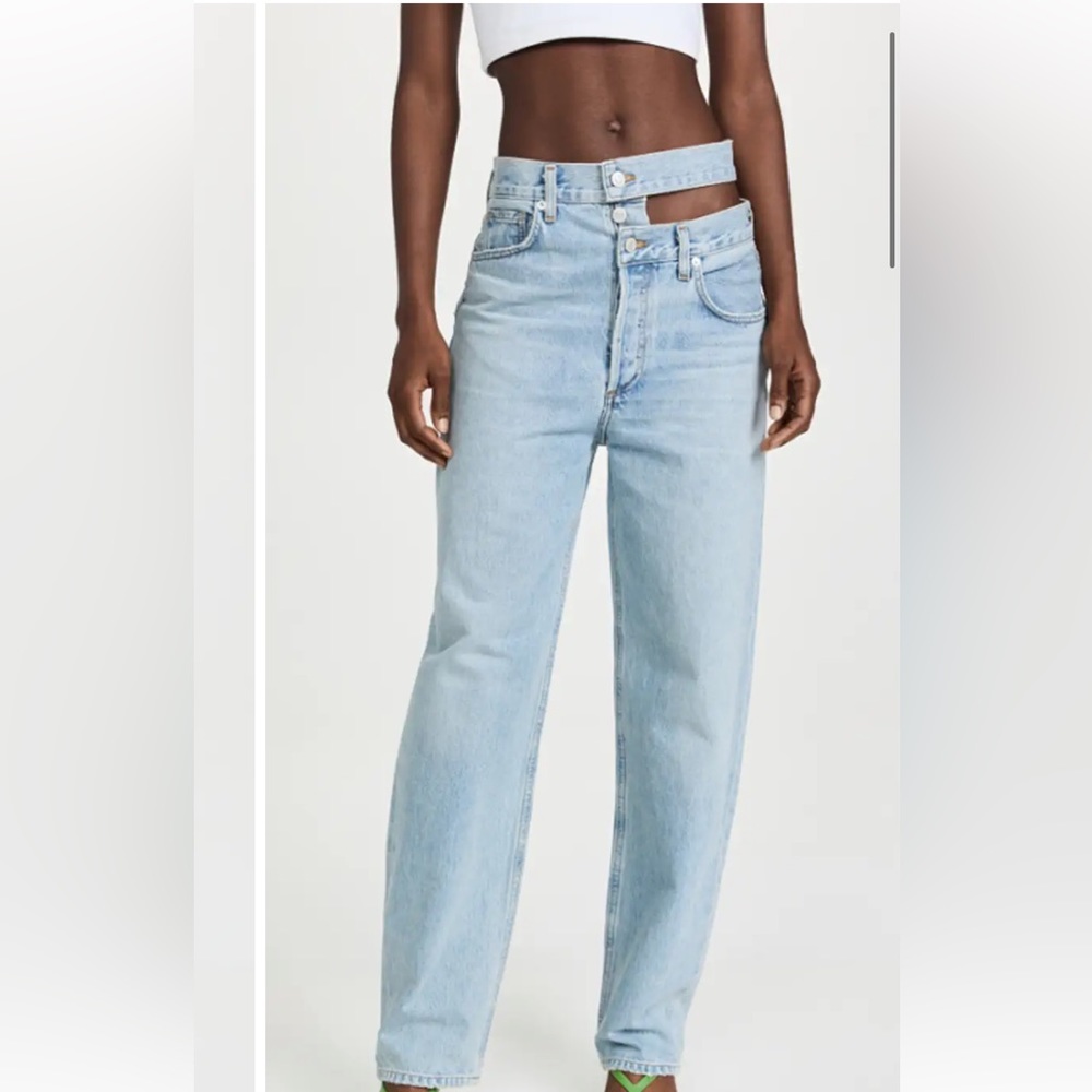Agolde broken waistband jeans new without tags